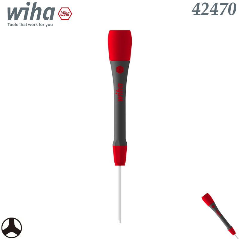 Electronics Repair Game - Wkrętak precyzyjny Wiha 42470 Y000×40mm, antypoślizgowy