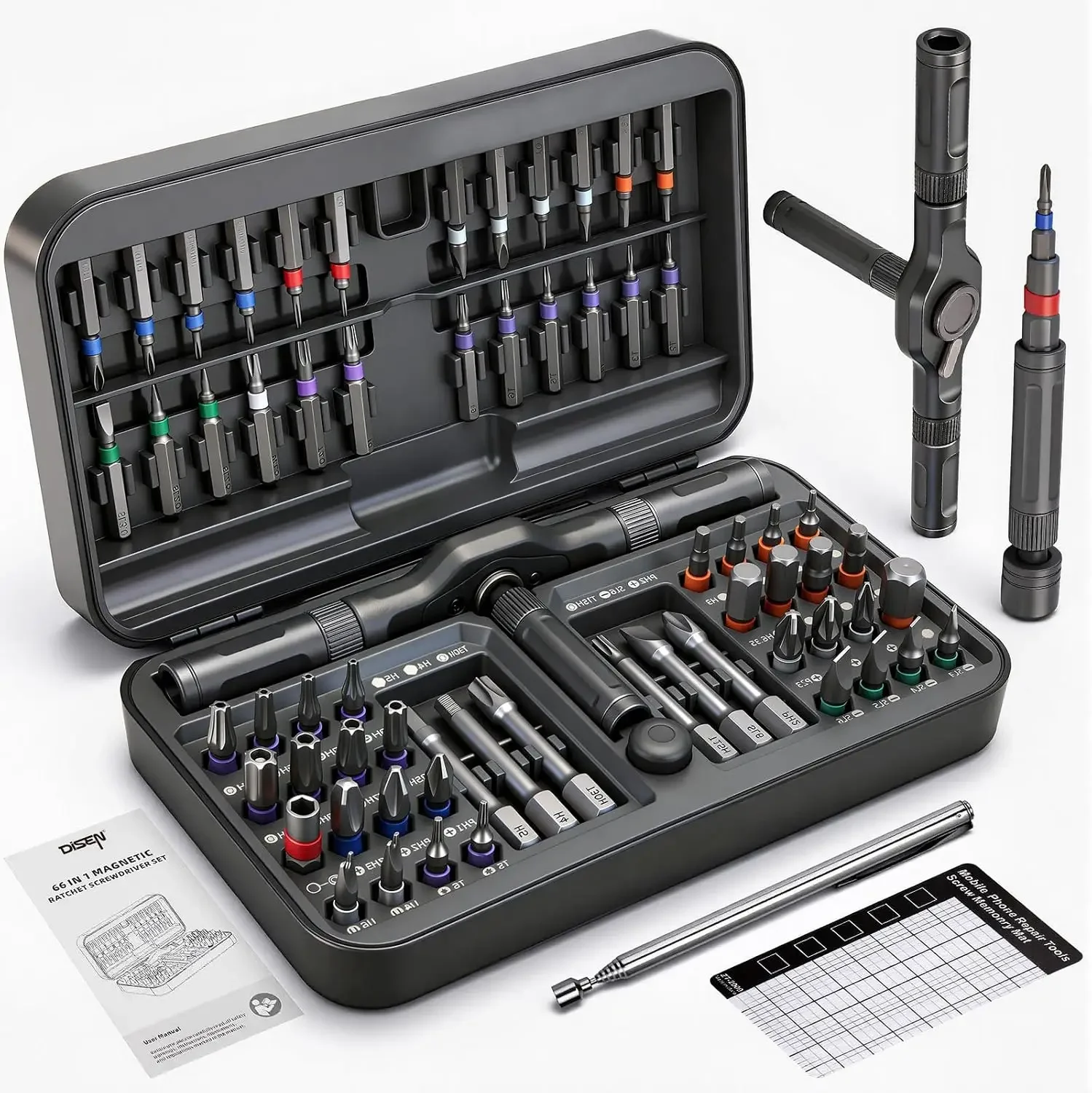 Electronics Repair Game - Zestaw wkrętaków z mechanizmem zapadkowym 68