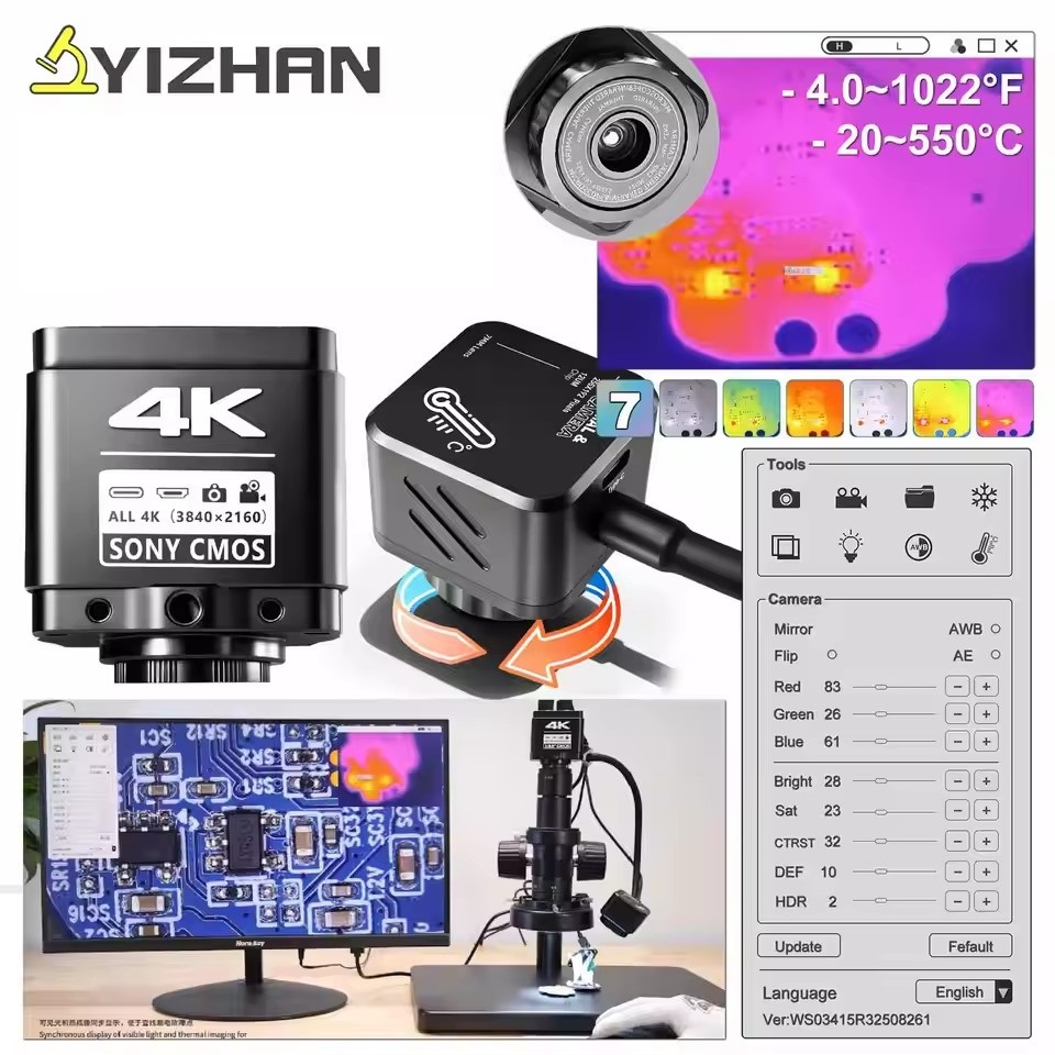 Electronic Repairing - Kamera termowizyjna YIZHAN 256*192 pikseli 4k