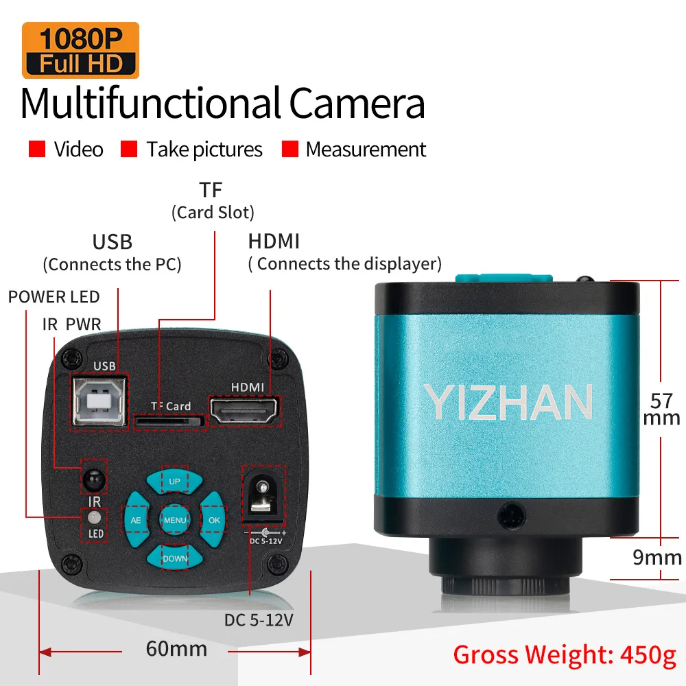 Mikroskop cyfrowy YIZHAN z obi – Electronics Repair Videos recenzja i cena