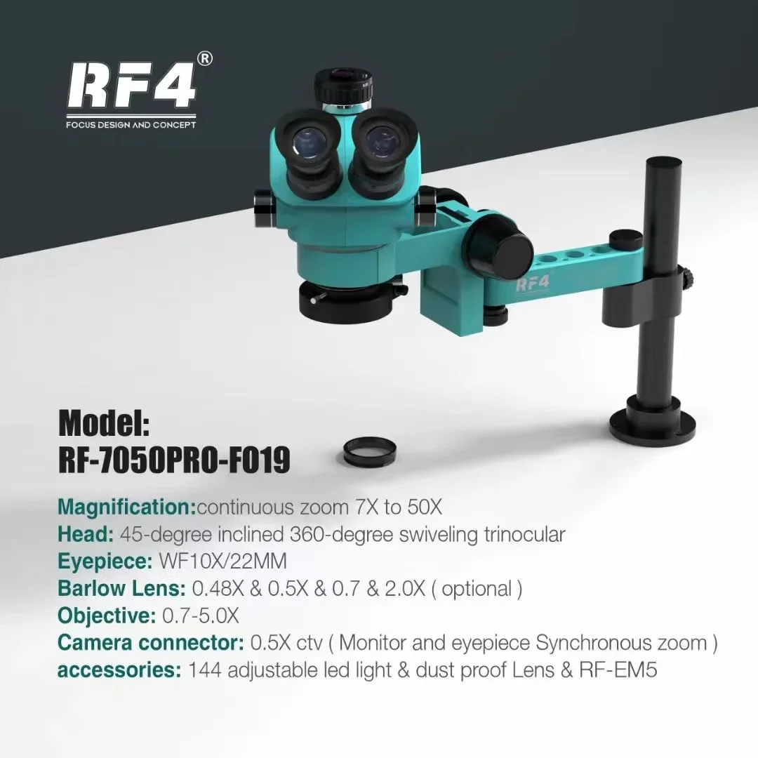 Mikroskop 2025RF4 RF-7050pro-  – Electronics Repair Degree recenzja i cena
