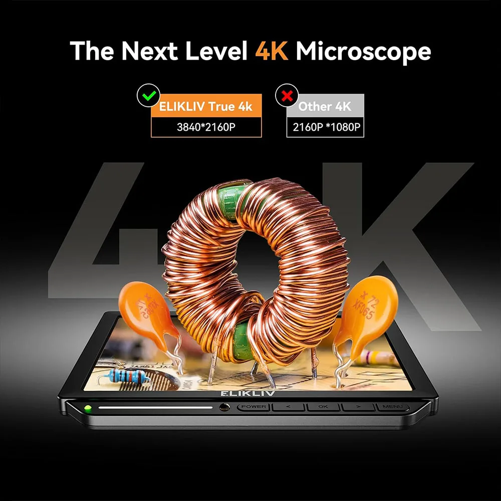 Elikliv EM4K-AF 4K mikroskop c – Electronics Repair Videos recenzja i cena