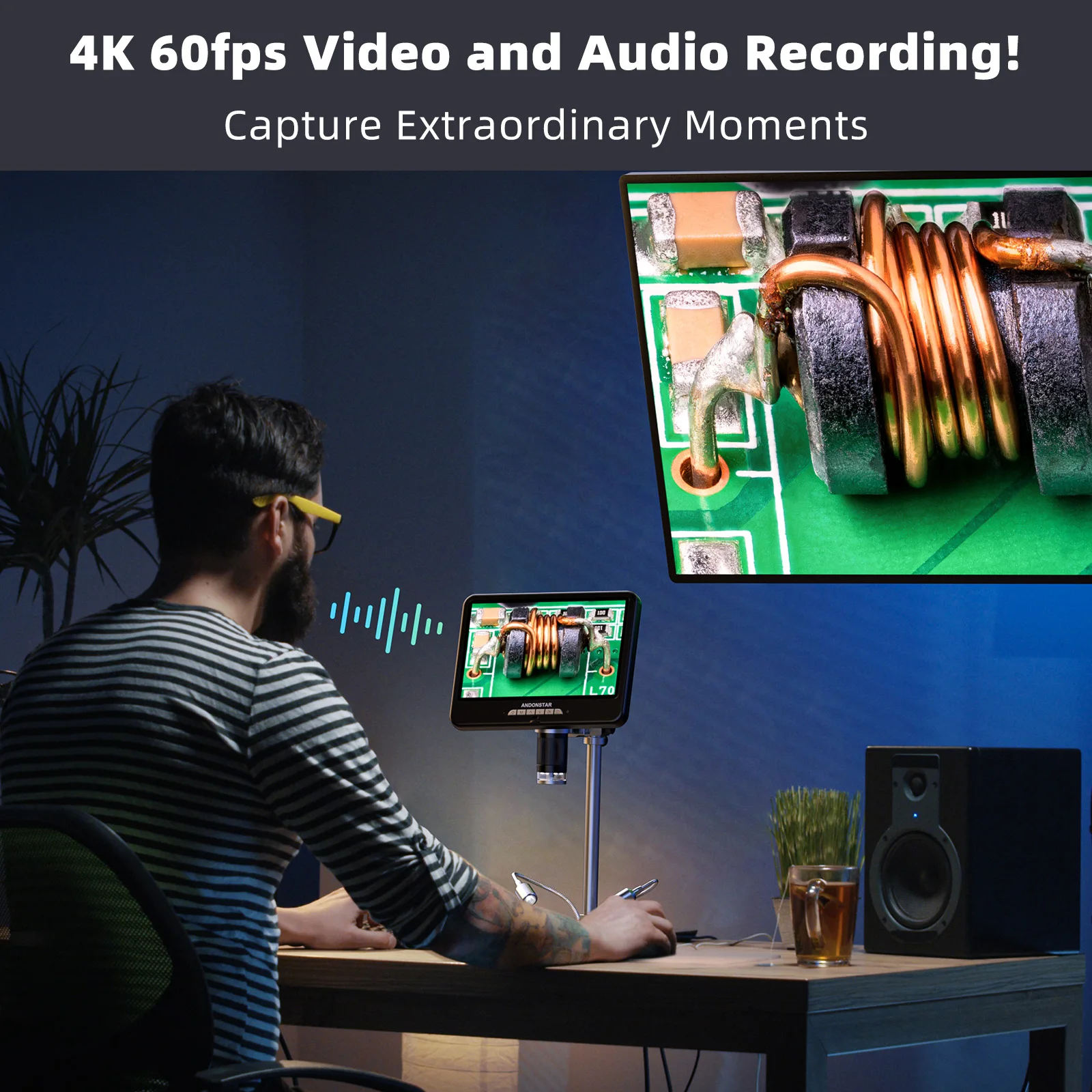 Andonstar AD210S-Pro 4K 60FPS  – Electronic Repairing recenzja i cena