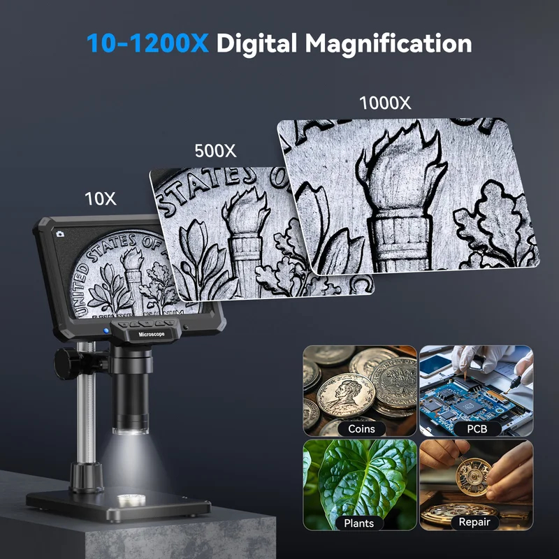 Mikroskop 1200X 16MP HD Elektr – Electronics Repair Videos recenzja i cena