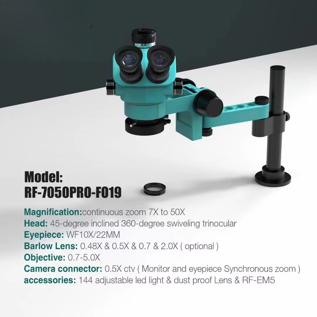 Mikroskop RF-7050pro-FO19 z ob – Electronics Repair Degree recenzja i cena