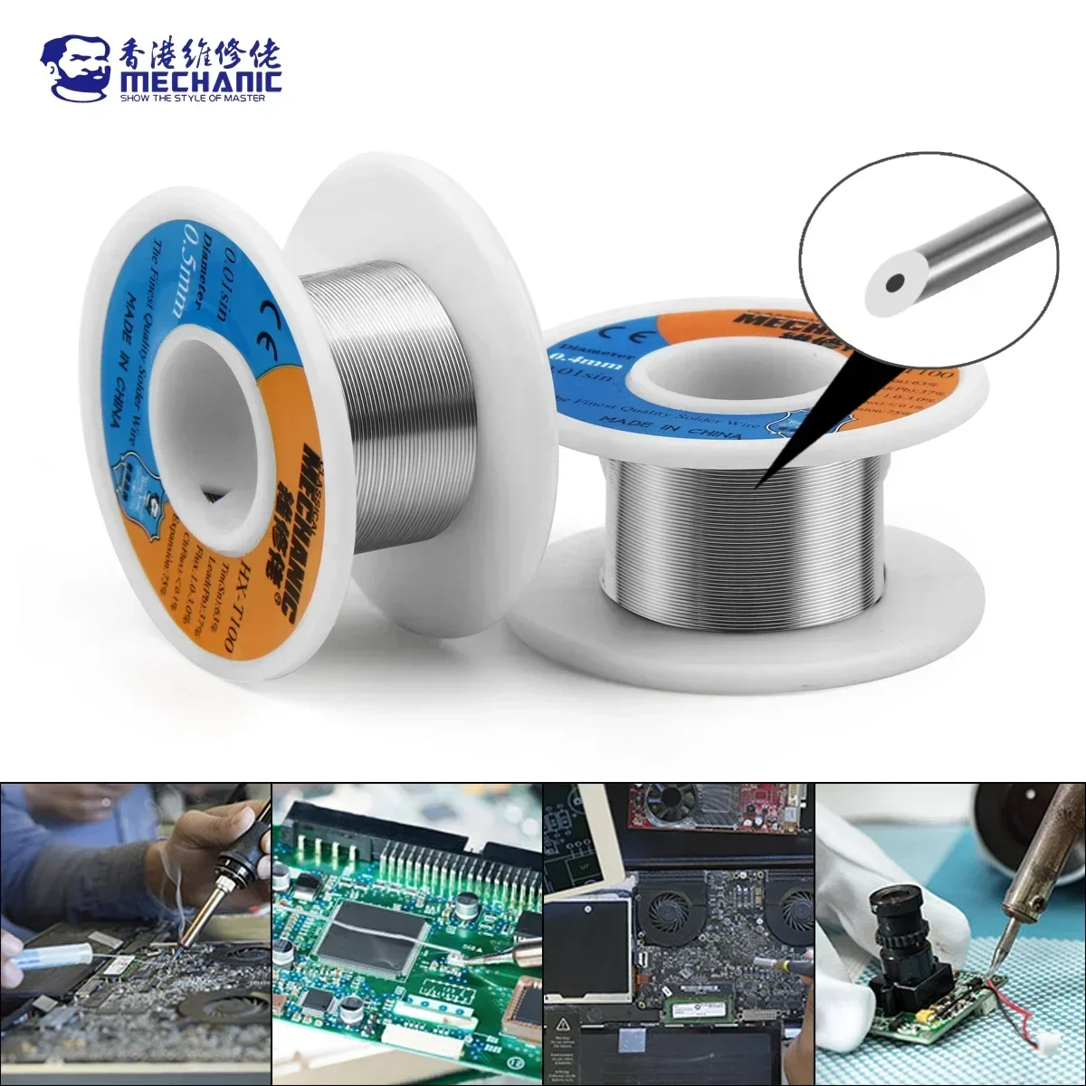 Drut cynowy z rdzeniem kalafon – Electronics Repair Degree recenzja i cena